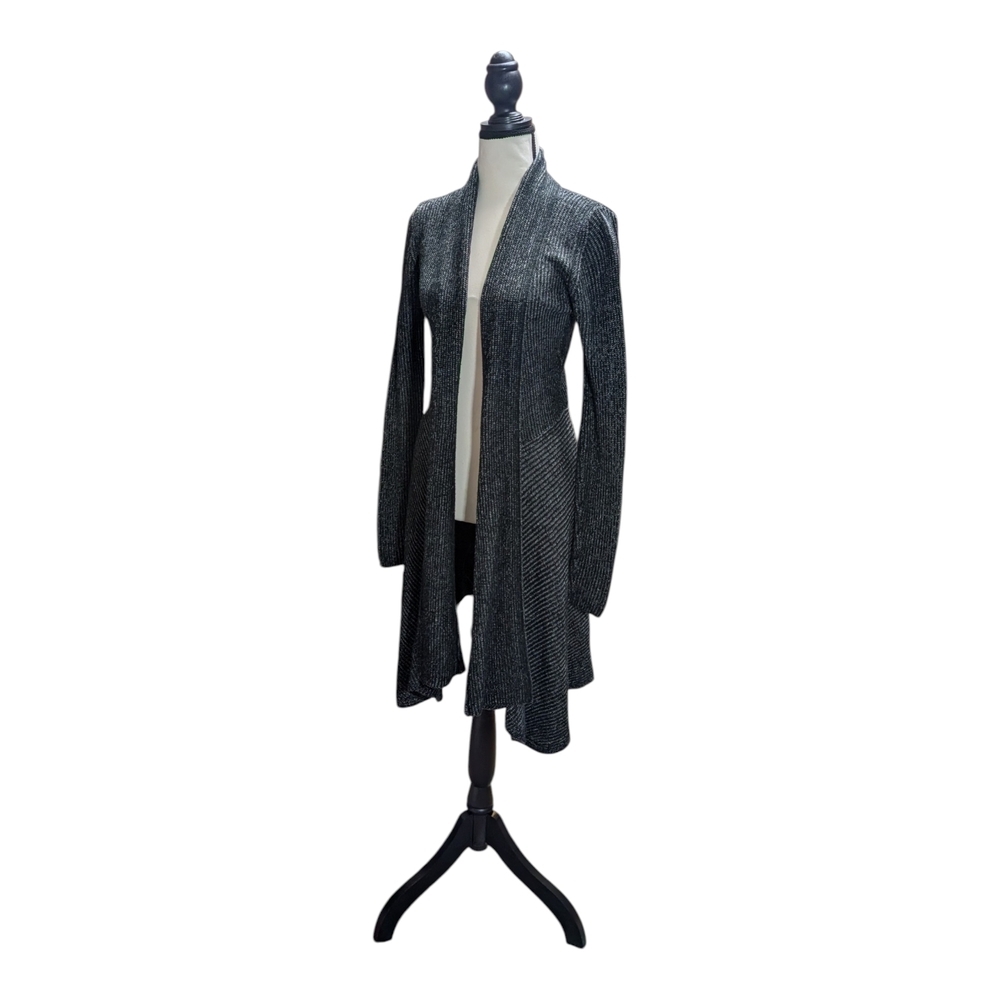 CAbi Charcoal Open Front Cardigan - Picture 2 of 7